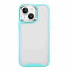 For iPhone 14 Plus Electroplating Hawkeye Phone Case(Mint Green) - 1