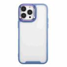 For iPhone 14 Pro Max Electroplating Hawkeye Phone Case(Blue) - 1