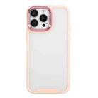 For iPhone 14 Pro Max Electroplating Hawkeye Phone Case(Pink) - 1