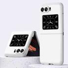 For Motorola Moto Razr 2022 Skin Feel PC Phone Case(White) - 1