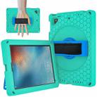 EVA + PC Tablet Case with Shoulder Strap For iPad Air / Air 2 / 9.7 2017 / 9.7 2018(Glacier Green) - 1