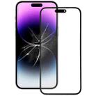 For iPhone 14 Pro Max Front Screen Outer Glass Lens with OCA Optically Clear Adhesive - 1