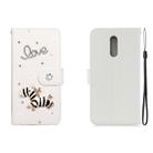 For Nokia 3.2 Horizontal Flip Solid Color Rhinestones Leather Case with Card Slot & Wallet & Holder(Trojan) - 1