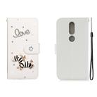 For Nokia 4.2 Horizontal Flip Solid Color Rhinestones Leather Case with Card Slot & Wallet & Holder(Trojan) - 1