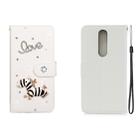 For Nokia 5.1 Horizontal Flip Solid Color Rhinestones Leather Case with Card Slot & Wallet & Holder(Trojan) - 1