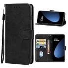 For Xiaomi 12T Pro Leather Phone Case(Black) - 1