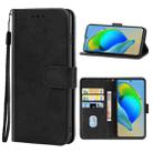 For ZTE Blade V40s Leather Phone Case(Black) - 1