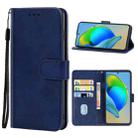 For ZTE Blade V40s Leather Phone Case(Blue) - 1