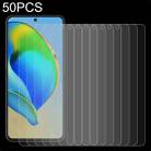 For ZTE Blade V40s 50pcs 0.26mm 9H 2.5D Tempered Glass Film - 1