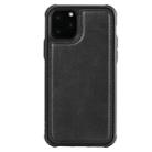 For iPhone 11 Pro Magnetic Shockproof PC + TPU + PU Leather Protective Case(Black) - 1