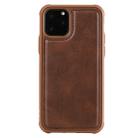 For iPhone 11 Pro Magnetic Shockproof PC + TPU + PU Leather Protective Case(Coffee) - 1