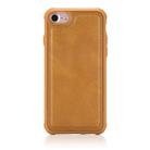 For iPhone 7 / 8 Magnetic Shockproof PC + TPU + PU Leather Protective Case(Brown) - 1