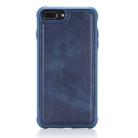 For iPhone 7 Plus / 8 Plus Magnetic Shockproof PC + TPU + PU Leather Protective Case(Blue) - 1