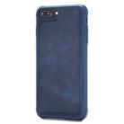For iPhone 7 Plus / 8 Plus Magnetic Shockproof PC + TPU + PU Leather Protective Case(Blue) - 2