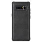 For Galaxy Note 8 Magnetic Shockproof PC + TPU + PU Leather Protective Case(Black) - 1