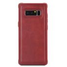 For Galaxy Note 8 Magnetic Shockproof PC + TPU + PU Leather Protective Case(Red) - 1