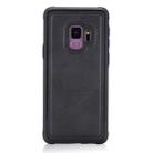 For Galaxy S9 Magnetic Shockproof PC + TPU + PU Leather Protective Case(Black) - 1