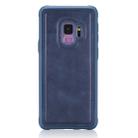 For Galaxy S9 Magnetic Shockproof PC + TPU + PU Leather Protective Case(Blue) - 1