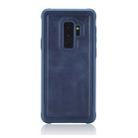 For Galaxy S9+ Magnetic Shockproof PC + TPU + PU Leather Protective Case(Blue) - 1