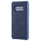 For Galaxy S10e Magnetic Shockproof PC + TPU + PU Leather Protective Case(Blue) - 1