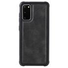 For Galaxy S20 Magnetic Shockproof PC + TPU + PU Leather Protective Case(Black) - 1