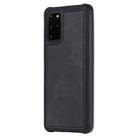 For Galaxy S20+ Magnetic Shockproof PC + TPU + PU Leather Protective Case(Black) - 1