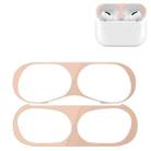 For Apple AirPods Pro 2 Wireless Earphone Protective Case Metal Sticker(Flesh Color) - 1