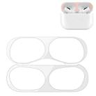 For Apple AirPods Pro 2 Wireless Earphone Protective Case Metal Sticker(Silver) - 1
