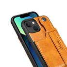 For iPhone 14 Plus Suteni 215 Wrist Strap PU Phone Case(Green) - 6