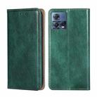 For Motorola Edge S30 Pro 5G / Edge 30 Fusion Gloss Oil Solid Color Magnetic Leather Phone Case(Green) - 1