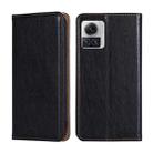 For Motorola Edge X30 Pro 5G / Edge 30 Ultra Gloss Oil Solid Color Magnetic Leather Phone Case(Black) - 1