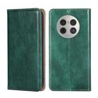 For Huawei Mate 50 Pro Gloss Oil Solid Color Magnetic Leather Phone Case(Green) - 1