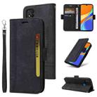 For Xiaomi Redmi 9C BETOPNICE Dual-side Buckle Leather Phone Case(Black) - 1