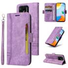 For Xiaomi Redmi 10C BETOPNICE Dual-side Buckle Leather Phone Case(Purple) - 1