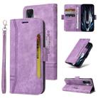 For Xiaomi Redmi K50 Gaming BETOPNICE Dual-side Buckle Leather Phone Case(Purple) - 1