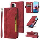 For Xiaomi Redmi Note 10 4G Indian BETOPNICE Dual-side Buckle Leather Phone Case(Red) - 1