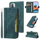 For Xiaomi Redmi Note 10 Pro BETOPNICE Dual-side Buckle Leather Phone Case(Green) - 1