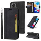 For Xiaomi Redmi Note 11 4G BETOPNICE Dual-side Buckle Leather Phone Case(Black) - 1