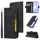 For Xiaomi Redmi 9A BETOPNICE Dual-side Buckle Leather Phone Case(Black) - 1