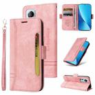 For Xiaomi 12 Lite BETOPNICE Dual-side Buckle Leather Phone Case(Pink) - 1