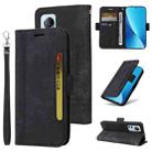 For Xiaomi 12 Lite BETOPNICE Dual-side Buckle Leather Phone Case(Black) - 1