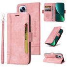 For Xiaomi 12 BETOPNICE Dual-side Buckle Leather Phone Case(Pink) - 1