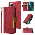 For Xiaomi 12 BETOPNICE Dual-side Buckle Leather Phone Case(Red) - 1