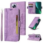 For Xiaomi 12 Pro BETOPNICE Dual-side Buckle Leather Phone Case(Purple) - 1