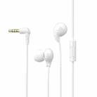 WEKOME YA08 3.5mm Candy Color Music Wired Earphone(White) - 1