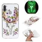 For Galaxy A11 Luminous TPU Mobile Phone Protective Case(Flower Deer) - 1