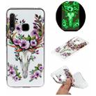 For Galaxy A70e Luminous TPU Mobile Phone Protective Case(Flower Deer) - 1
