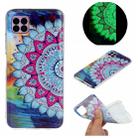 For Huawei P40 Lite Luminous TPU Mobile Phone Protective Case(Half-flower) - 1