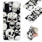 For Galaxy S20 Luminous TPU Mobile Phone Protective Case(Ghost Head) - 1