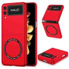 For Samsung Galaxy Z Flip3 5G Magsafe Magnetic Folding PC Phone Case(Red) - 1